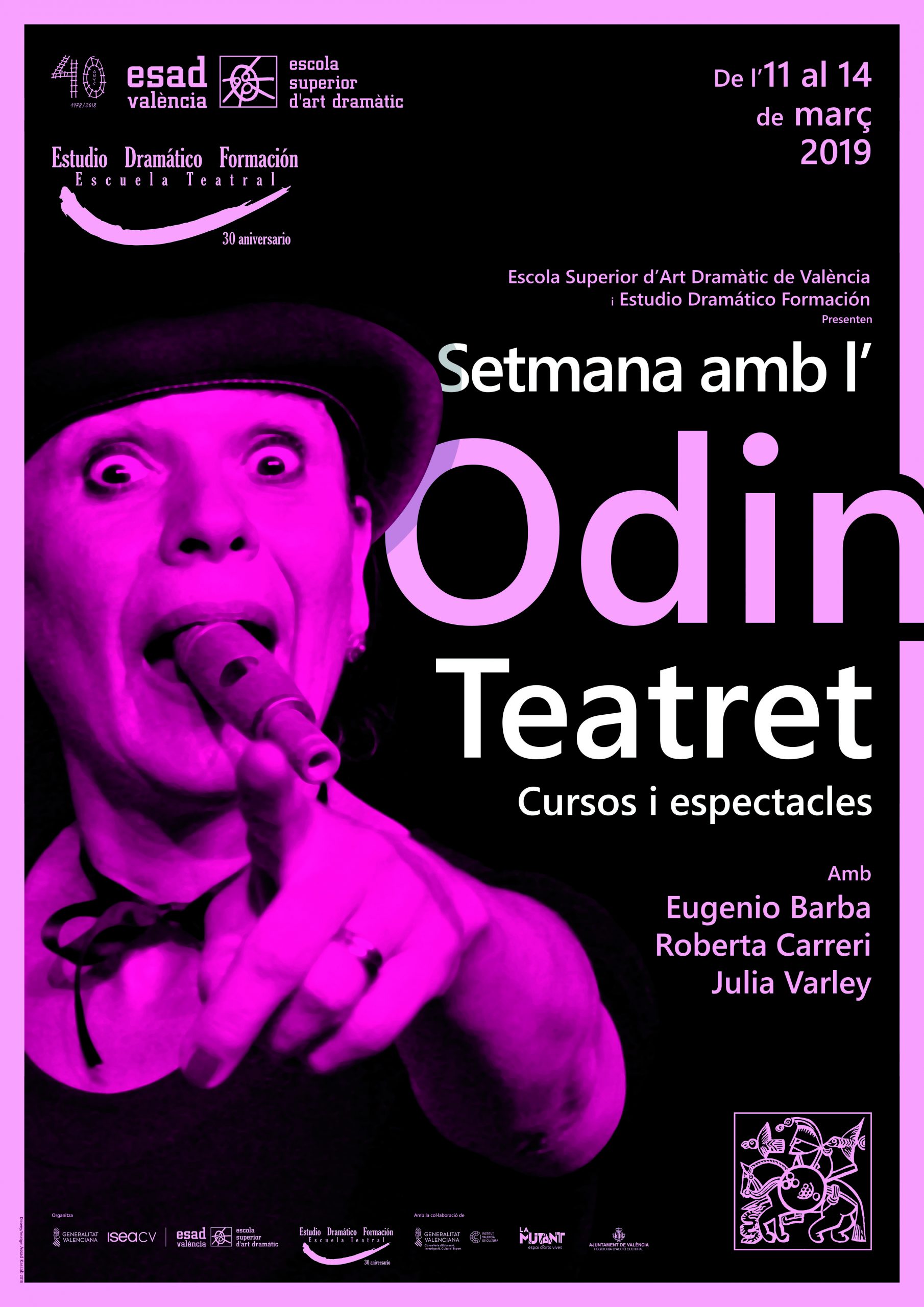 La ESADV en su 40 aniversario y Estudio Dramático formación en sus 30 años, une sus fuerzas