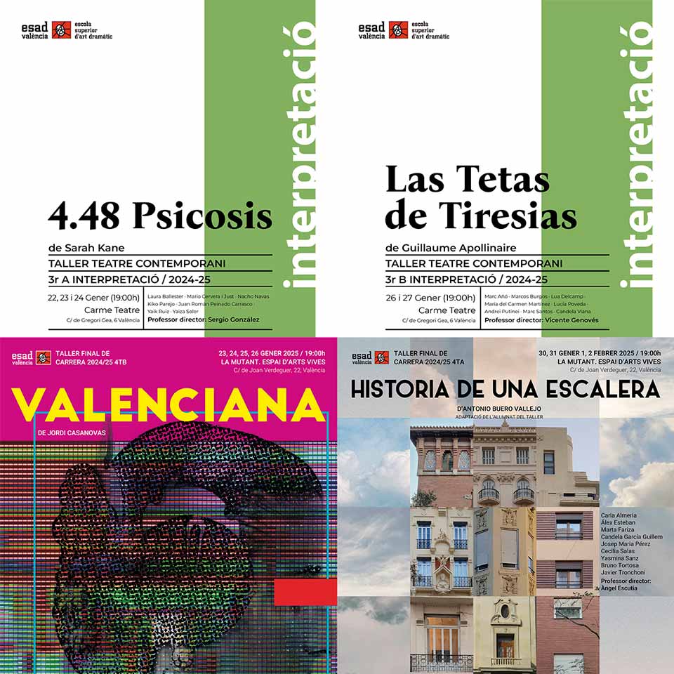 Talleres primer semestre 2025 ESAD València